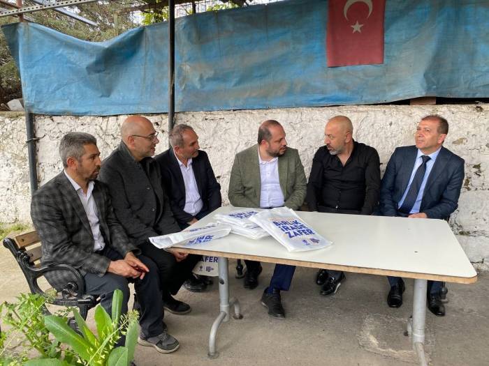 Ak Parti İstanbul Milletvekili Adayı Aydoğan Ahıakan Kartal’da Taksici Esnafıyla Buluştu