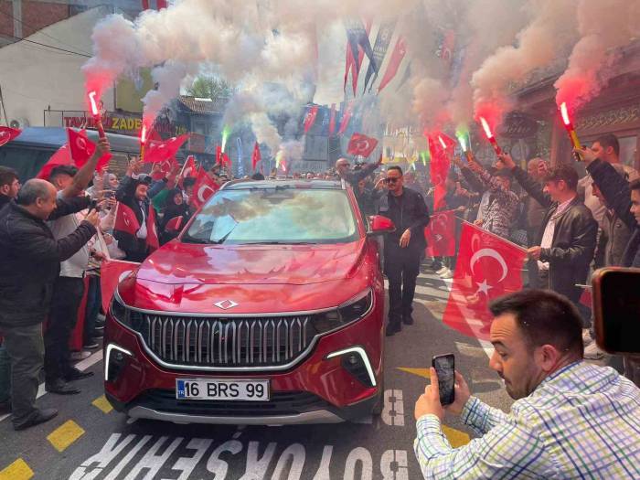 Bakan Varank, Togg’la İnegöl’e Geldi