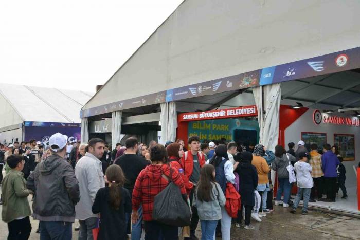 Teknofest’te Samsun Valiliği Standına Yoğun İlgi