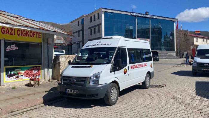 Karlıova Belediyesinden Hastaneye Ücretsiz Ulaşım