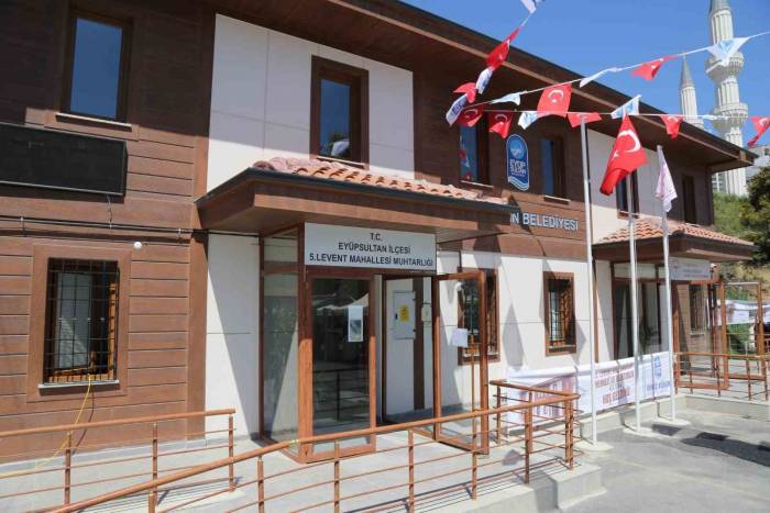Eyüpsultan’da 5.levent Aile Sağlığı Merkezi Ve Muhtarlık Binası Hizmete Açıldı
