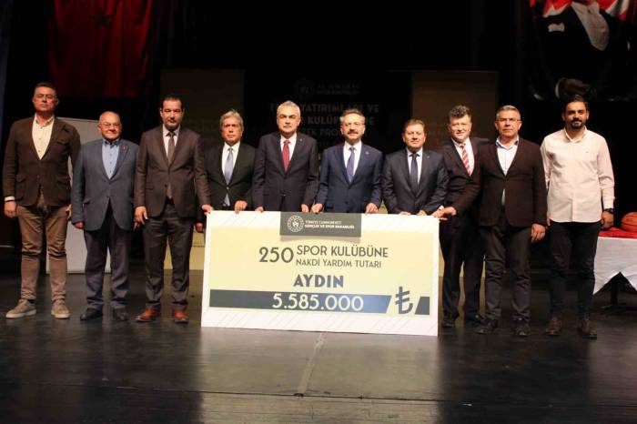 Aydın’da 250 Amatör Spor Kulübüne 6 Milyonluk Destek
