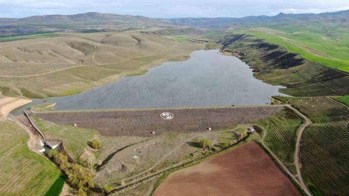 Yağışlar Umut Oldu, Gölet Doldu Taştı