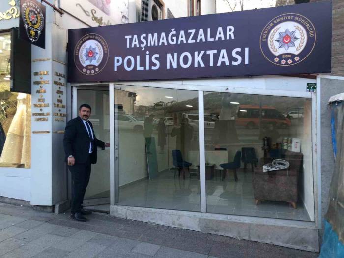 Gürcüler Kuyumcuyu Patlattı, Taş Mağazalarına Polis Noktası Geldi