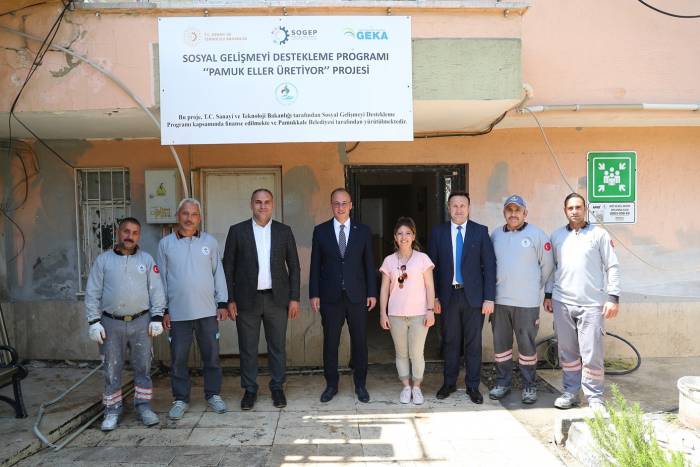 Pamukkale’de Pamuk Eller Üretecek