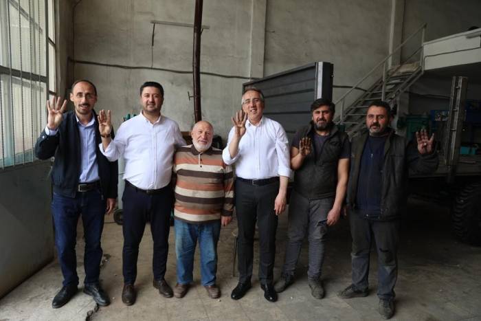 Başkan Savran Sanayi Esnaflarını Ziyaret Etti