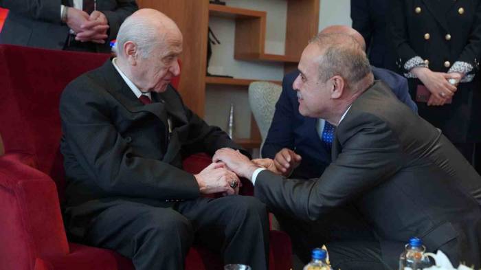 Mhp Lideri Bahçeli, Ortaca Belediyesini Ziyaret Etti