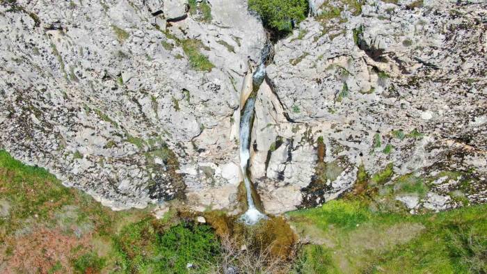 Kuruyan Şelale, Yağışların Artmasıyla Yeniden Canlandı