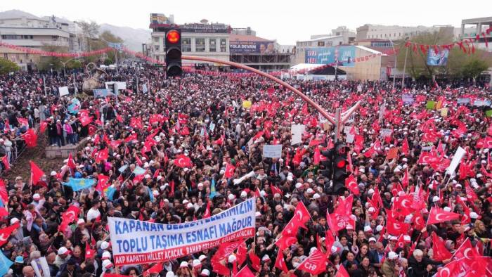 Kılıçdaroğlu, Erzincan’da Miting Yaptı