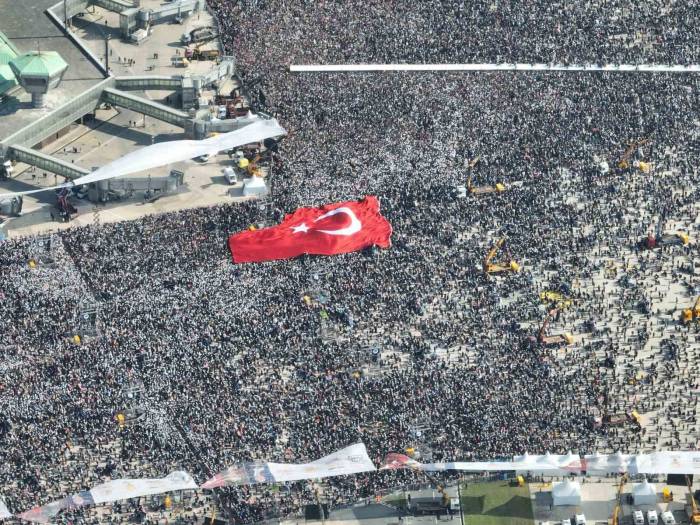 Ak Parti Büyük İstanbul Miting Alanı Havadan Böyle Görüntülendi