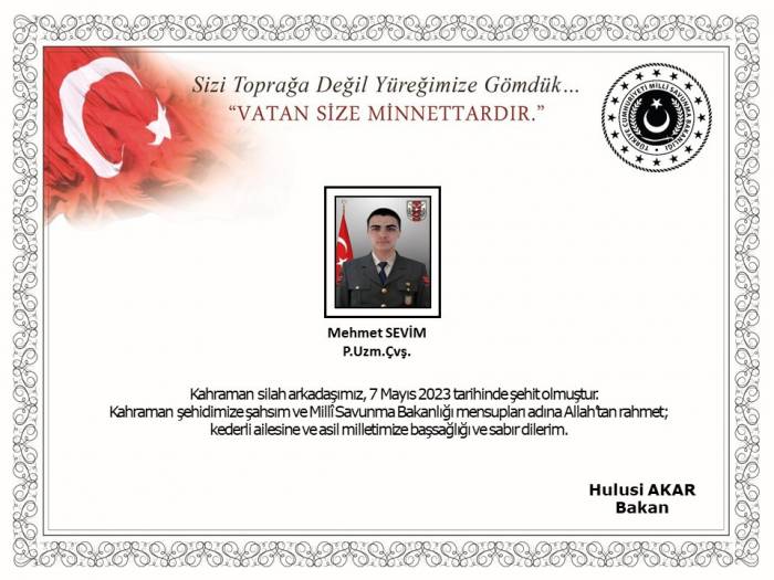 İstanbul’a Şehit Ateşi Düştü