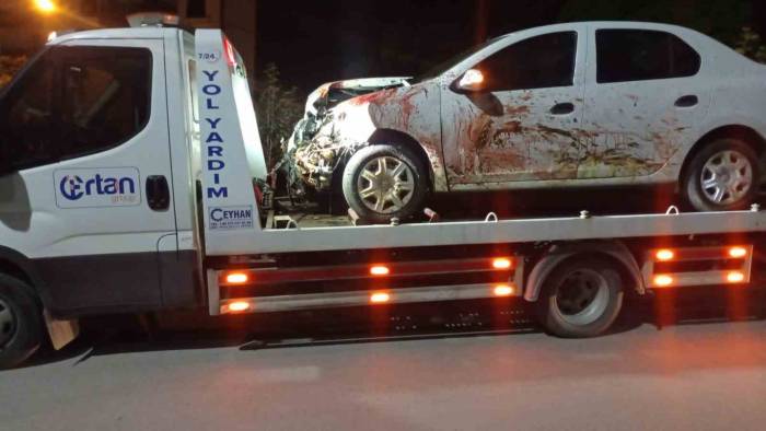 Elazığ’da Otomobil Koyun Sürüsüne Daldı: 2 Yaralı