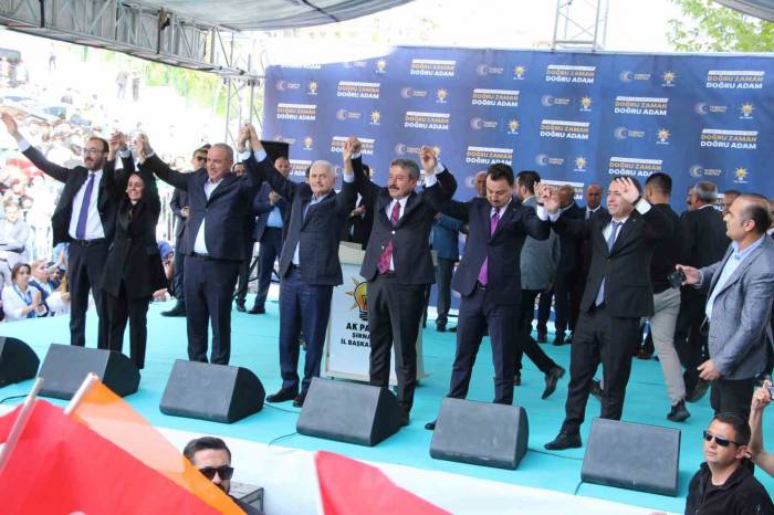 Ak Parti Genel Başkanvekili Yıldırım, Şırnak’ta Halka Hitap Etti
