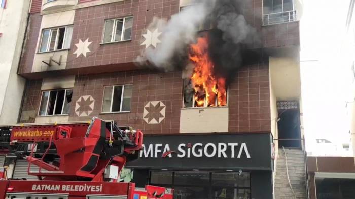 Batman’da Korkutan Yangın