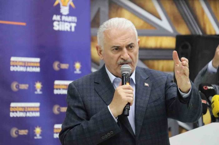 Ak Parti Genel Başkanvekili Yıldırım: “siirt’te Batıya Yaptıklarımızın Üç Katı Yatırım Yaptık”