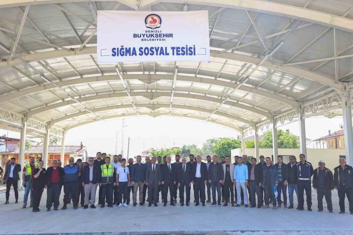 Büyükşehir Sarayköy Sığma’ya Sosyal Tesis Kazandırdı