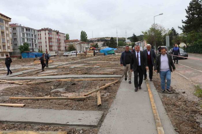 Yöresel Ürün Ve Kapalı Pazaryerine İnşaatı Başladı