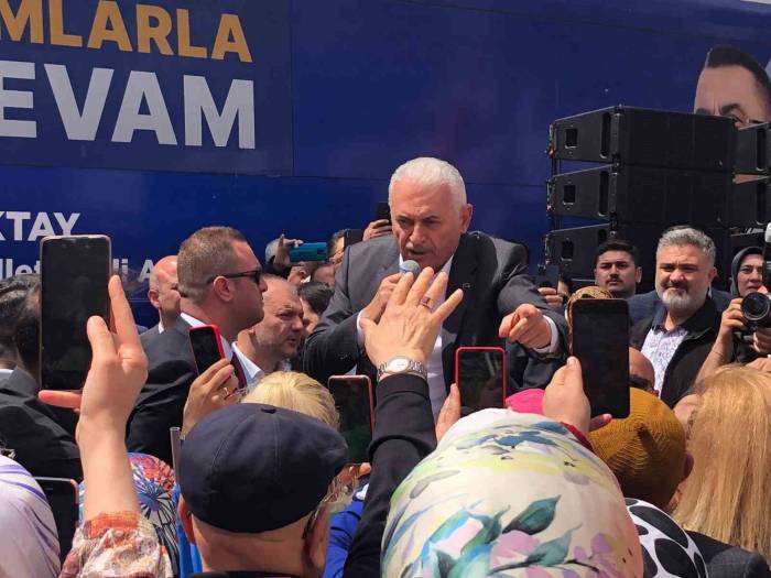 Ak Parti Genel Başkanvekili Yıldırım: “pazar Günü Yapılacak Seçimde İlk Defa Terör Örgütleri De Sandığa Geliyor”