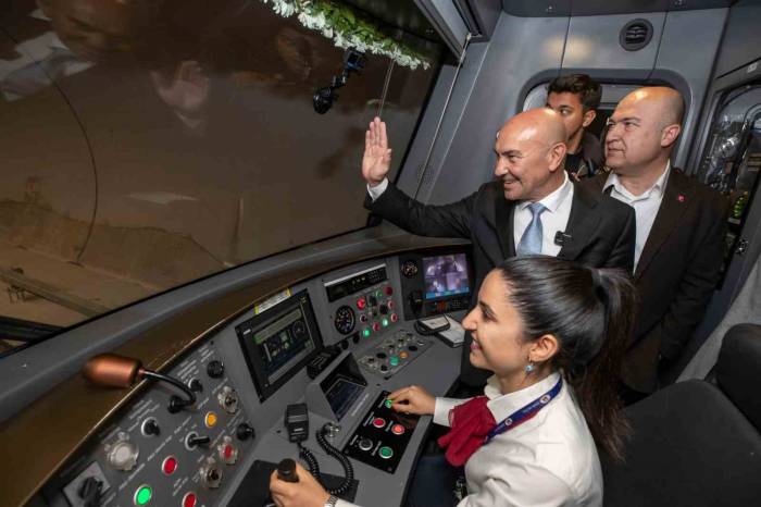 Fahrettin Altay-narlıdere Metrosu’nda Test Sürüşü Heyecanı