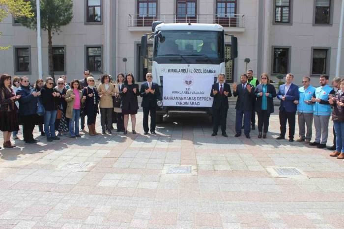 Kırklareli’den Deprem Bölgesine Yardım