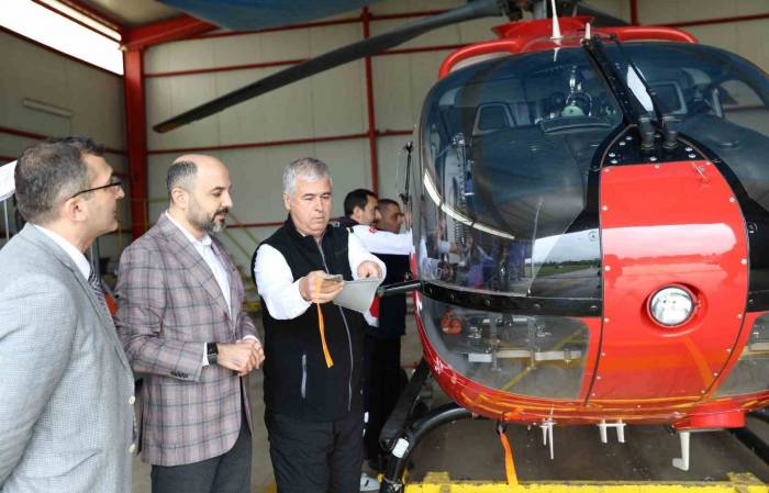 Samsun’a Yeni Ambulans Helikopter