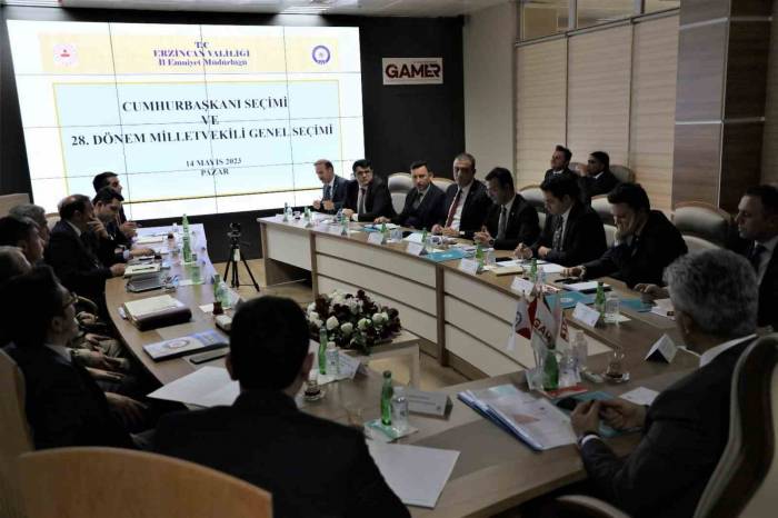 Erzincan’da Seçim Güvenliği Toplantısı Yapıldı