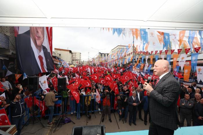Ak Parti Horasan’da Miting Yaptı