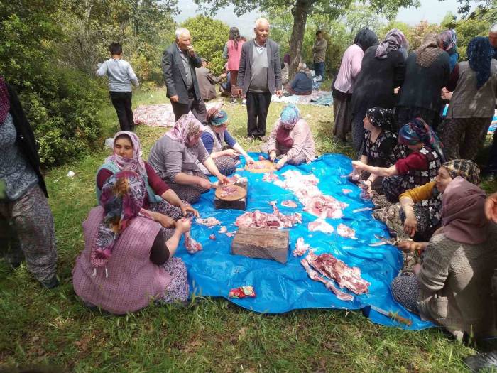 Geleneksel ’olcak Dede’ Bereket Ve Şükür Duası Yapıldı