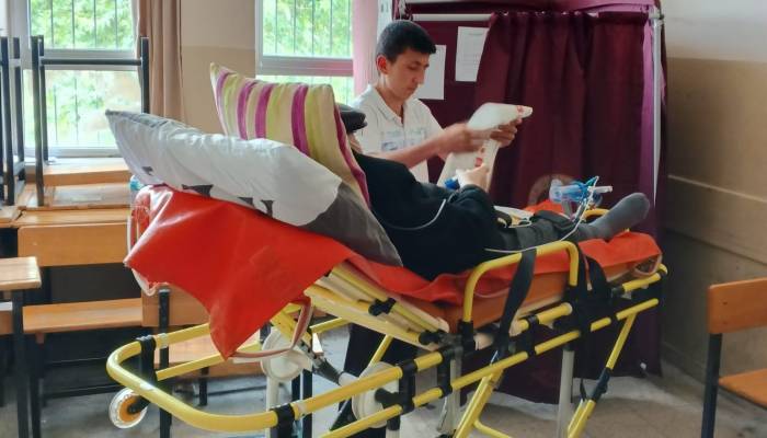 Aydın’da 91 Vatandaş Ambulansla Sandığa Ulaştırıldı