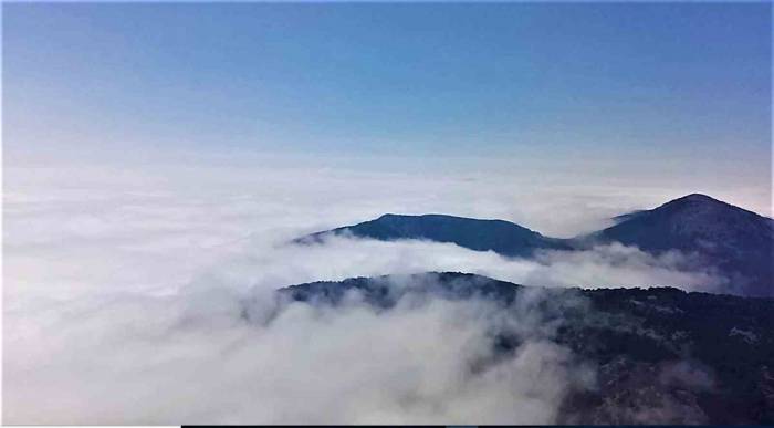 Spil Bulutlarla Kaplandı, Görsel Şölen Oluştu