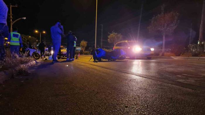 Kontrolden Çıkan Motosikletin Sürücüsü Olay Yerinde Hayatını Kaybetti