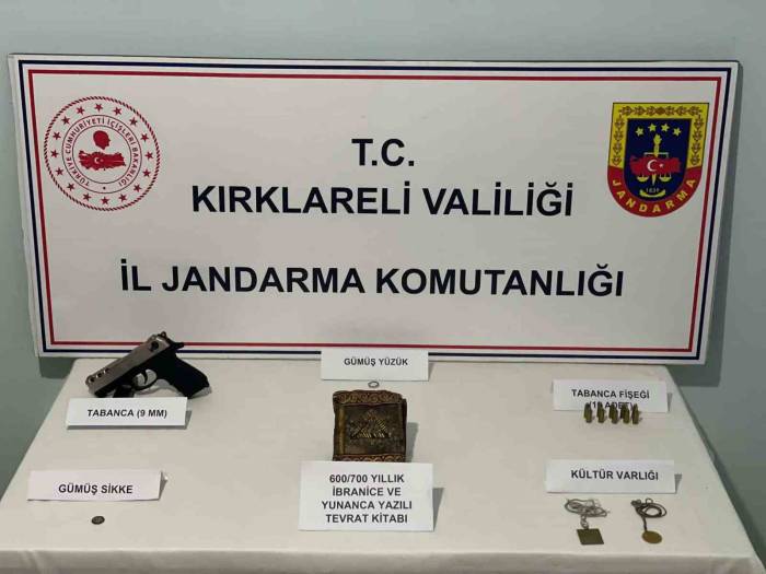 Kırklareli’nde 7 Asırlık İbranice Ve Yunanca El Yazması Tevrat Ele Geçirildi