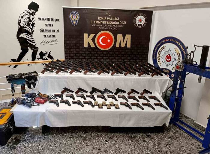 Kuru Sıkıdan Bozma Tabanca Yapan Şebeke Çökertildi