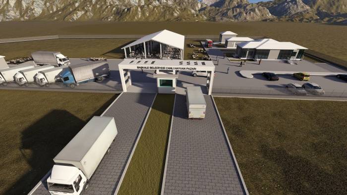 Başkale’de Canlı Hayvan Pazarı Kuruluyor