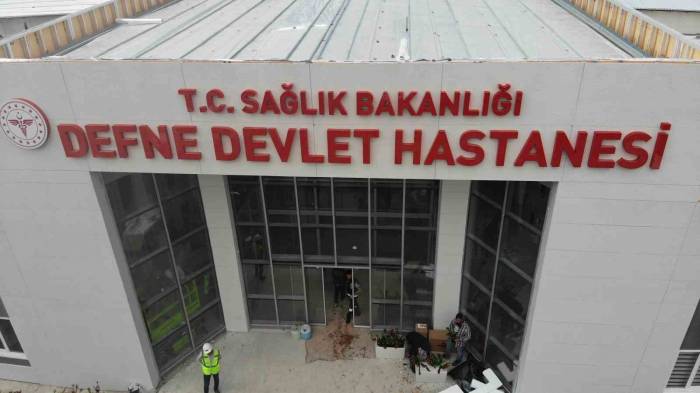 Temeli Gündem Olan Defne Devlet Hastanesi, Yarın Cumhurbaşkanı Erdoğan’ın Ziyaretiyle Açılıyor