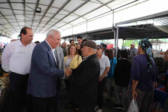 Efeler Belediye Başkanı Atay, 2. Tur Seçim Çalışmaları İçin Alana İndi