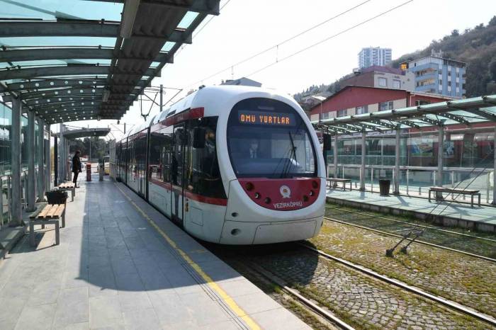Samsun’da Tramvaylar 4 Ayda 7 Milyon 350 Bin Yolcu Taşıdı