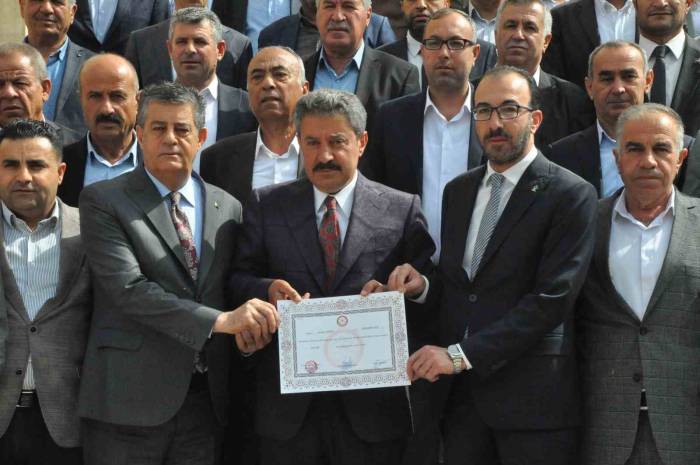 Ak Parti Şırnak Milletvekili Aslan Tatar Mazbatasını Aldı