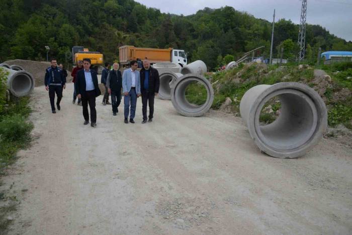 Türkeli’de İçme Suyu Hattı Çalışmaları
