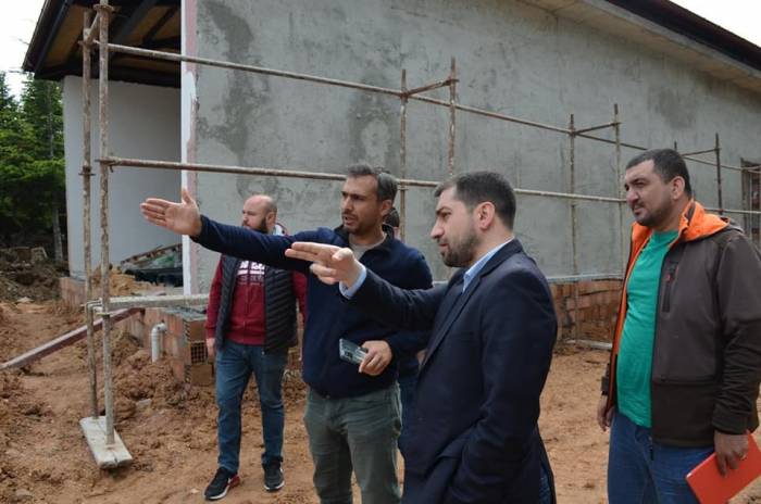 İl Müdürü Damkacı, Sağlık Merkezi Binasının İnşaatında İnceleme Yaptı