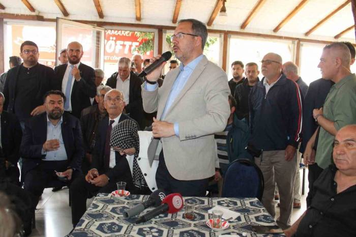 Bakan Kasapoğlu, 2. Tur İçin Manyas’tan Destek İstedi