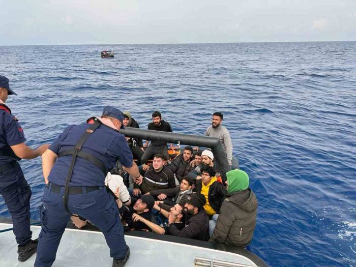 Dalaman’da 46 Düzensiz Göçmen Kurtarıldı