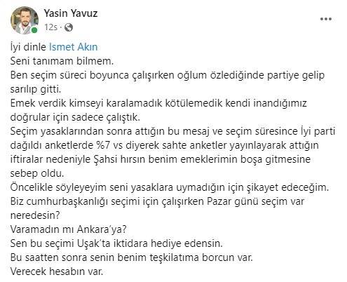 Uşak’ta Millet İttifakı’nda Derin Çatlak