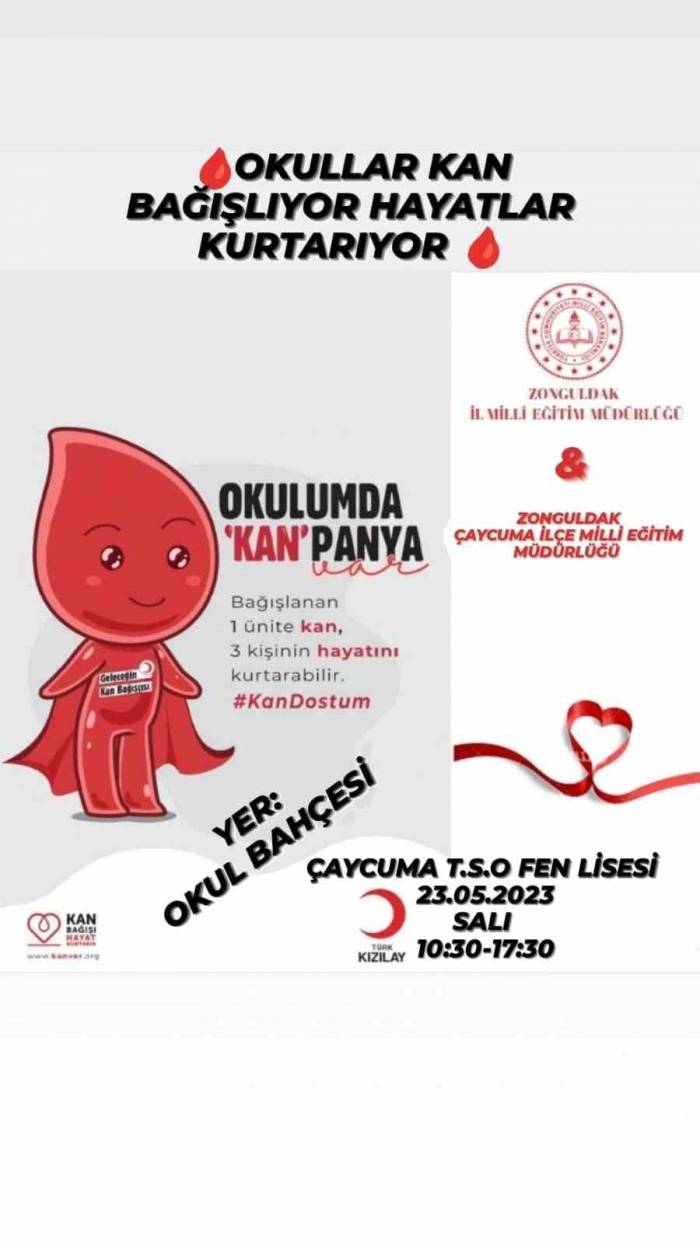 Çaycuma’da "okulumda ’kan’panya Var" Projesi Başladı