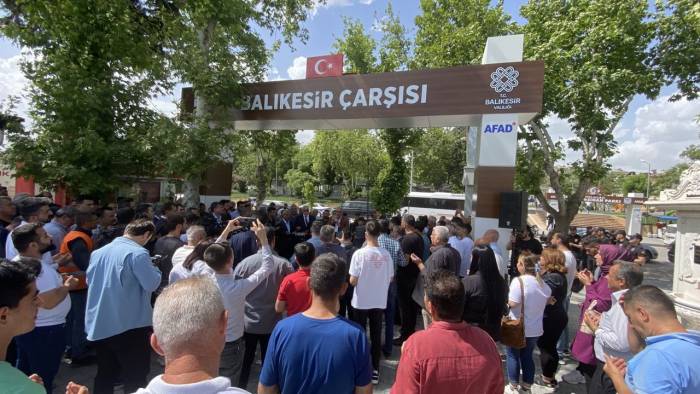 Adıyaman’da Balıkesir Çarşısı Dualarla Açıldı