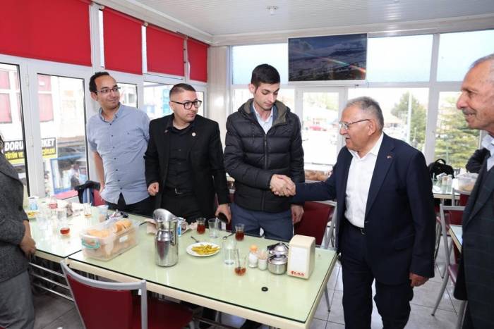Başkan Büyükkılıç’tan Sarız’a Ziyaret