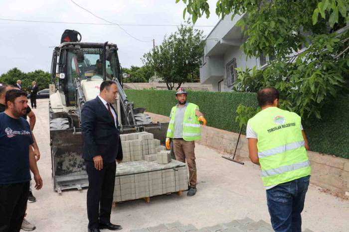 Başkan Yılmaz, Çalışmaların Devam Ettiği Bölgelerde İnceleme Yaptı