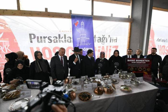 Pursaklar’ın Yöresel Lezzetlerine Büyük İlgi