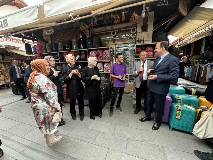 Milletvekilleri Ve Başkan Altay Bedesten Esnafını Ziyaret Etti