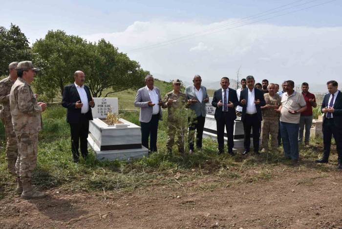 Jandarma Genel Komutanı Orgeneral Arif Çetin, Siirt’te Şehitlik Ziyaretinde Bulundu